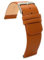 diloy Lederarmband für klassische Uhr – Glattes Rindsleder ohne Nähte, minimalistisches Design – Größen 18mm, 20mm, 22mm, 24mm, 26mm, 28mm, 30mm 327 Hellbraun 22mm