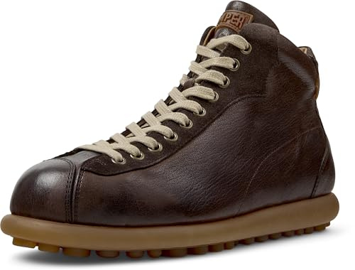 CAMPER, Pelotas Ariel Herren Stiefel 33766-068, Glattleder EU 39 grau (Soweto Bosf,Grunge Neg/Ariel Neg)