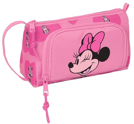 Safta Filling Pocket Minnie Mouse Loving Pencil Case One Size