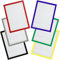 MAGNETRAHMEN | DIN A4 | Inforahmen | Magnettasche | Plakatrahmen | Einstecktasche | Farbe wählbar | aufklappbar | Bilder, Poster, Fotos/Set bunt