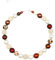 Feliss Handmade: Ketten aus Perlen Halskette Damen Statement Kette 45 cm lang in Boho Style. Choker Halsband Schmuck. Beads Perlenkette Frauen beige
