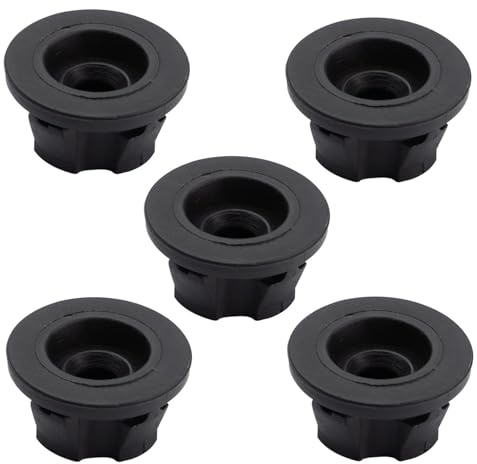 Befestigungselement Gummi Motorabdeckung, Befestigungselement Motorabdeckung, Motorabdeckungstüllen für CLS GLK ML SLK Sprinter Valente Viano Vito, 6420940785, 5 PCS, Schwarz