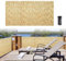 Schilfrohrmatte 60cm 70cm 80cm 90cm 100cm 110cm 120cm 130cm 140cm 150cm 160cm Hoch Sichtschutz Hand Weben Dauerhaft Rollzaun Für Hinterhof Garten Zaun Trennwand(Color:Primary white line,Size:130x800cm