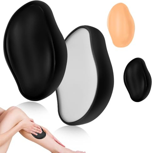 FINEASY 2 Stück Nano Haarentferner,Crystal Hair Remover, Kristall Haarentferner für Damen und Männer, Haarentfernung ohne Rasieren Wiederverwendbar, Crystal Haarentferner für Körper Beine Arme Rücken