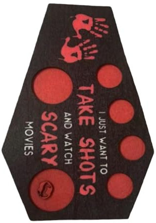 Horror Shots Tablett,Halloween Schnapsglashalter Tablett | Wein-Schnapsglas-Tablett, -Servierbrett,Halloween-Horror-Schnapsglasheber, Schnapsglashalter für Partys, Zusammenkünfte mit Halloween-Mot