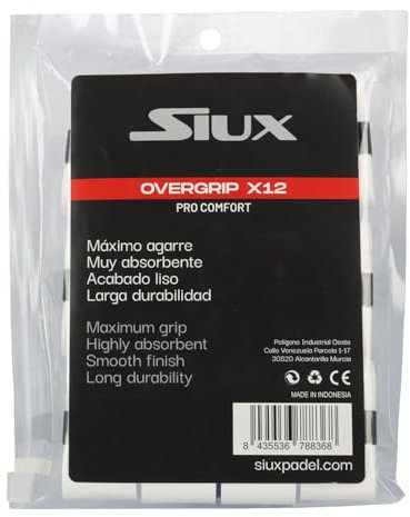 Siux Overgrip Pro Comfort X12 Blanco