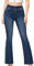 Jean Femme Taille Haute Bootcut Ceinture élastique Jeans Stretch Ultra Confort evasée Hanche Pantalon Patte d'elephant Femme Jean Flared décontracté Jean Taille Elastique Push up Pants (Navy, XL)