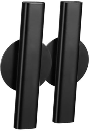 IWOWHERO Wandvase Metall Klein Nordischer Stil Wandblumenröhre Wanddeko Hängender Pflanzer Langlebig Praktisch