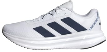 adidas Men's Galaxy 7 Running Shoes, Cloud White/Dark Blue/Core Black, 7 UK