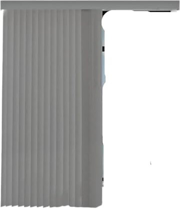 Vertical Blind Vertical Blackout Blinds, Door Blinds Shades, Window Shade For Sliding Doors, 78W X 84H For Home Office(Gray)