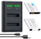 Marveleese Lot de 2 batteries Li-50B et chargeur pour Olympus Tough TG-870 TG-850 TG-835 TG-830 iHS TG-820 iHS TG-810 TG-805 TG-630 iHS TG-610