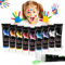 Fingerfarben Kinder Ungiftig, CIYIN 10 x 60ml Fingermalfarben, Schadstofffrei wie Fingerfarbe, Fußabdruck Baby, Malfarben Auswaschbar, für Kinder zum Malen in Kindergarten, Schule und zu Hause