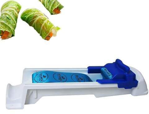 Grape Leaf Roller, Sushi Maker Machine with Adjustable Lever, Food Grade ABS Kitchen Tool for Stuffed Vine Leaves, Cabbage Rolls