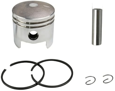 Kit cylindre et piston 44 mm pour débroussailleuse moteur 52CC 44-5, avec anneaux, goupilles, rondelles et kit d'assemblage