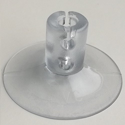 Der Campingprofi 1-100 Saugnäpfe mit Schlitz, Ø 30mm für eine stimmungsvolle Fensterdekoration mit Lichterketten Strohsternen Weihnachtsschmuck UVM. (10)