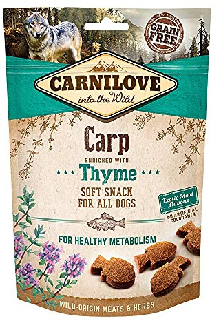 Carnilove Karpfen angereichert mit Thymian Soft Snack für alle Hunde