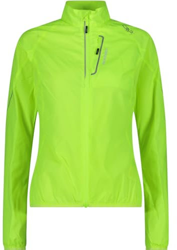 CMP – F.LLI Campagnolo Damen Jacke Ultraleichte, Winddichte und Wasserabweisende Jacke, Yellow Fluo, D40, 3C46776T