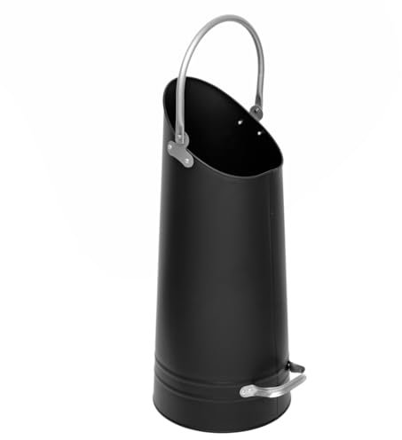 raik R1005 Raik Pellets- und Kohlekorb Hagen, Schwarz, 58 cm