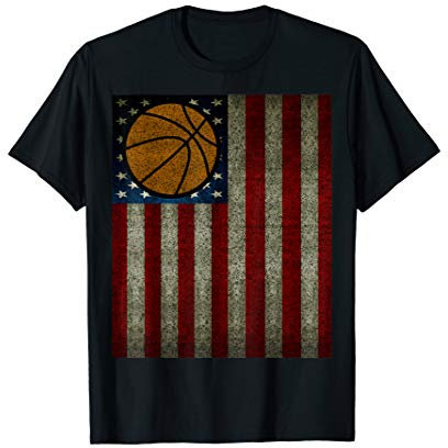 USA American Basketball Sport Team Vintage T-Shirt