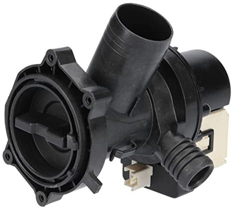 Europart Ablaufpumpe wie Whirlpool 481010584942 mit Pumpenkopf und Sieb für Waschmaschine