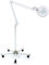 MINUS ONE Kosmetische Lupenlampe LED Lupenleuchte auf mit Rollstativ Kosmetik Arbeitsleuchte Kosmetiklampe Kosmetikleuchte Lupenleuchte Set Arbeitsplatzlampe Schwenkarm Vergrößerungslampe Weiß