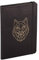 Clairefontaine 400130C Notizbuch aus Leder, Hardcover, 144 Seiten, A5 (14,8 x 21 cm), liniert, Ledereinband, Motiv: Wolf