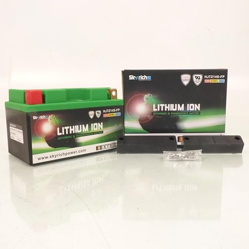 Batterie Lithium Skyrich compatible avec Moto Honda 1200 Vfr F Dct Tcs 2012 à 2017 HJTZ14S-FP / YTZ14S-BS / 12.8V 4.5Ah