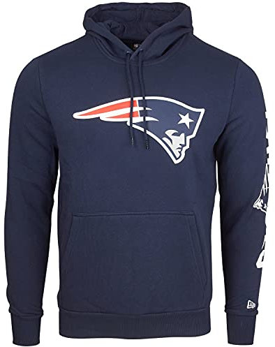 New Era NFL Fleece Hoody - Vertical New England Patriots - S