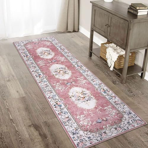 TALETA Küchenläufer, Flurläufer rutschfest, waschbarer Teppichläufer für Küche, Terrassen, Eingang, Hallway, 80 x 300 cm