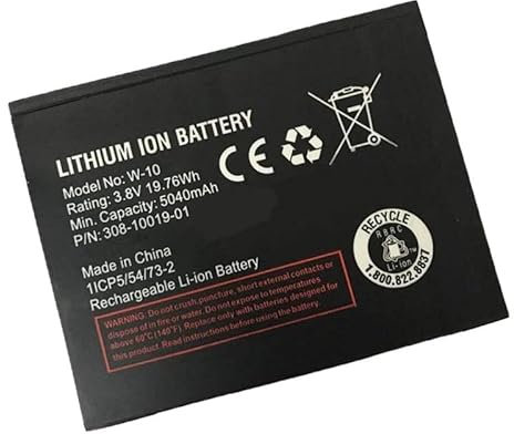 Backupower Replacement W-10 Battery Compatible with Netgear MR1100 AT&T Nighthawk M1 LTE Mobile Hotspot Router 3.8V 5040mAh