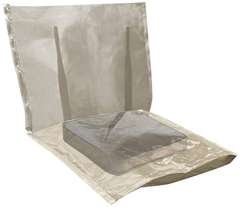 KAXIAA WLAN-Router-Abdeckung EMF-Strahlungsschutzabdeckung, HF-blockierender WLAN-Router-Abschirmschutz, Abschirmung von EMF/WIFI/5G/RF,29 * 37cm