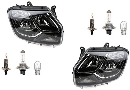 Johns, Scheinwerfer Halogen links rechts Set passend für Dacia Duster mit Leuchtmitteln