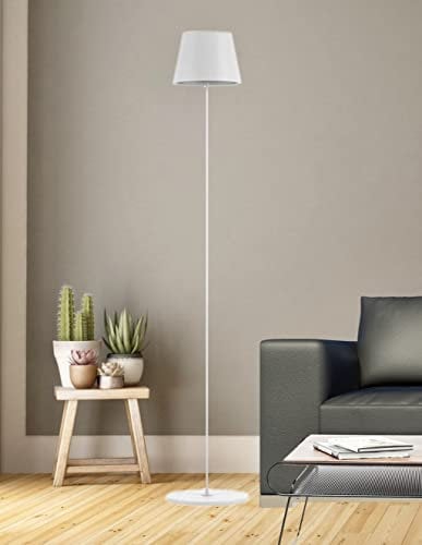 V-TAC VT-7544 Lámpara de pie led táctil Regulable Aluminio Blanco Regulable en Altura 50cm-130cm Cargador USB - SKU 7007