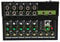 Professioneller Audiomixer, Rauscharmes Stereo Soundboard Konsolensystem mit 10 Kanälen, Kompaktes Kleines Mischpult für Bühnen DJ Studio Streaming (EU-Stecker)