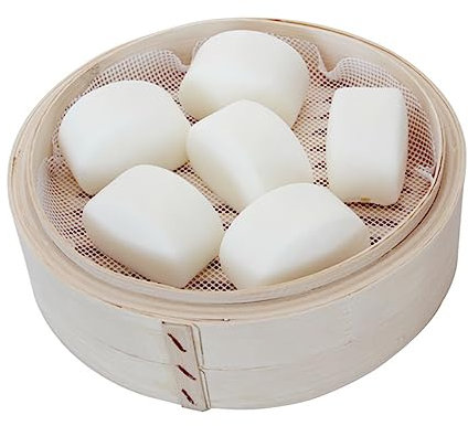 5 unidades de silicona para vaporizador, estera de deshidratación, antiadherente, almohadilla de malla de vapor, reutilizable, para vaporizadores de bambú, arroz, dim sum (24 cm/9,4 pulgadas)