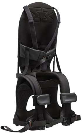 Sac à dos porte-bébé marque MINIMEIS. Modèle PORTABEBE MINIMEIS BLACK PREMIUM