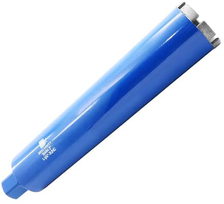 Wet Diamond Core Drill Bits 3/76mm - BRSCHNITT Concrete Core Drill Bit, 1-1/4-7 Thread Core Bit Turbo Laser Welded Segments with Rebar, Brick, Block, Masonry, Stone