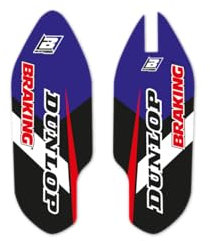 compatible avec/remplacement pour YZF 450-23/24 - STICKERS DE FOURCHE BLACKBIRD / 5252N
