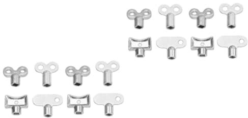 Gadpiparty 2sets Heizkörper-rückschlagventil Heizkörper-utility-set Heizung Entlüftungsschlüssel Für Luft 8 Stücke * 2