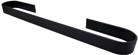 Sanics Handtuchhalter Schwarz Ohne Bohren 45CM - Selbstklebende Handtuchstange - Handtuchhalter - Badezimmerregal für Handtücher Edelstahl