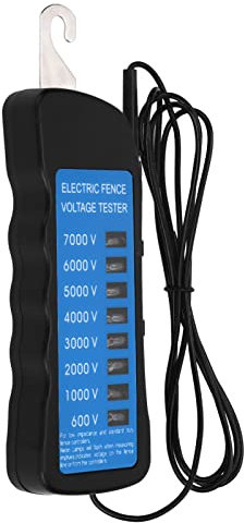 Elektrozaun-Tester, Elektrozaun-Anzeigeleuchte für Landwirtschaftliche Geräte, Tragbares Prüfgerät, Spannungsprüfer, Fehlersucher, Elektrischer Tester für Landwirtschaftliche