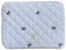 CHAMAIR Puffy Sleeve 13 Inch Cute Bow Case Coquette Quilted Carrying Bag for Women Aesthetic Macbook Compatible for Notebook Cover 12'' 13''(Light Blue 13in)