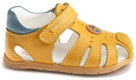 Pablosky Garçon Unisex Kinder Zig 051780 Sandales, Citronier, 22 EU Large