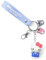 Hello Kitty Porte-clés avec cordon en caoutchouc 3D pour sac à crayons