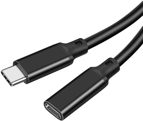 XYKJOBC USB C Extension Cable, Type-C USB 3.2 Gen 2(10Gbps) Male to Female Extender,4K@60HZ Fast Charge,Data Synchronisation SSD HDD PD 5A 100W Compatible with USB Type-C to Transfer Data (2 Meter)