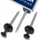 Black Smart Seal Onduline Lot de 25 vis universelles pour toiture ondulée