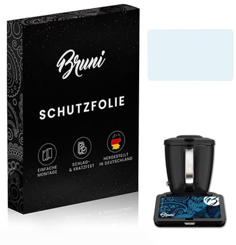Bruni Schutzfolie passend für Vorwerk Thermomix® TM7®, Folie glasklare Displayschutzfolie (2X)