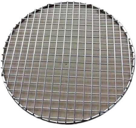 Nivellierfüße einstellbar Gitter rund Gitterrost Dampfnetz Camping Wandern Outdoor Maschendrahtnetz(21cm)