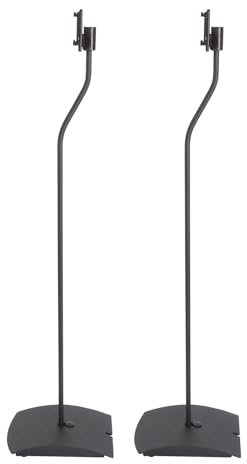 Soporte de Altavoz, Juego de 2 Soportes para Altavoces 101cm Compatible con Bose UFS-20 Serie II, Lifestyle600, Soundbar 500, CineMate 520, SoundTouch535III, con Gestión de Cables