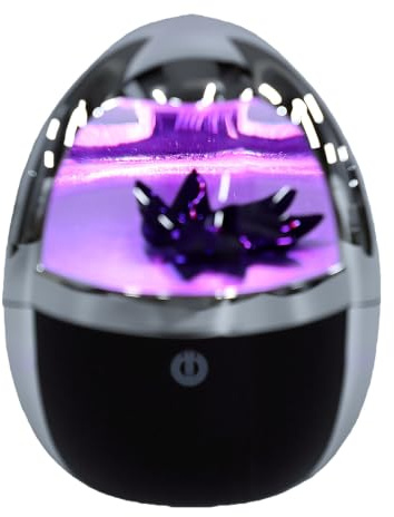 Plyisty Magnetic Fluid Bluetooth Speaker, Portable Wireless with LED Light 4 Color Adjustable, 5W 2200mAh Battery, for Music Visualizer, Outdoor Camping